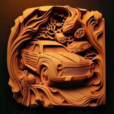 3D model The Cars (STL)